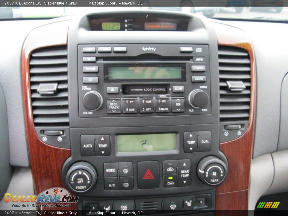 2007 Kia Sedona EX Glacier Blue / Gray Photo #26