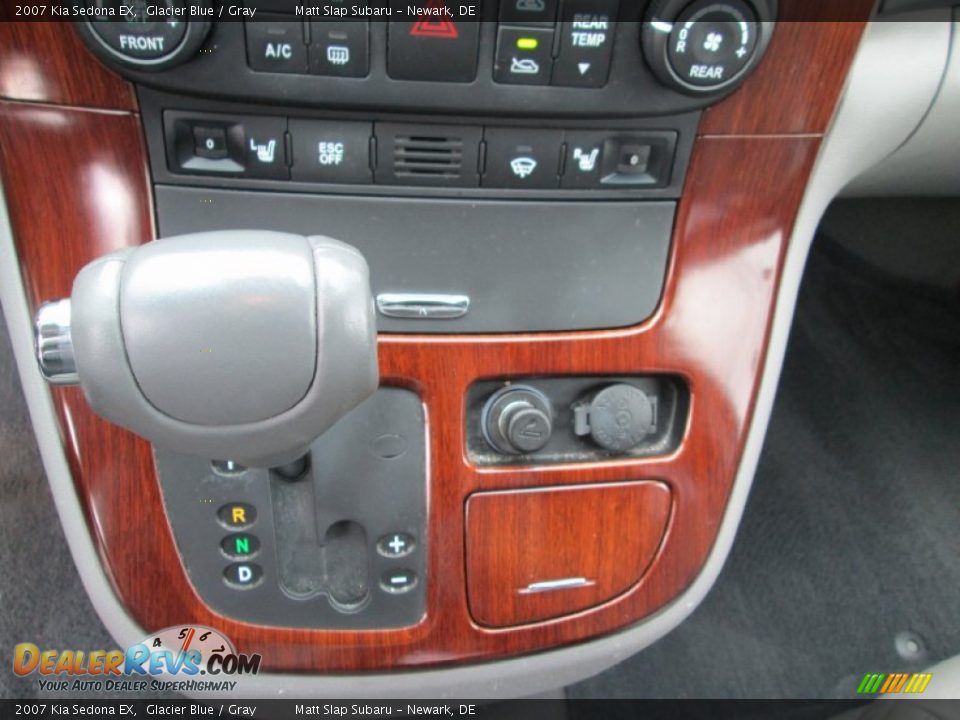 2007 Kia Sedona EX Glacier Blue / Gray Photo #27