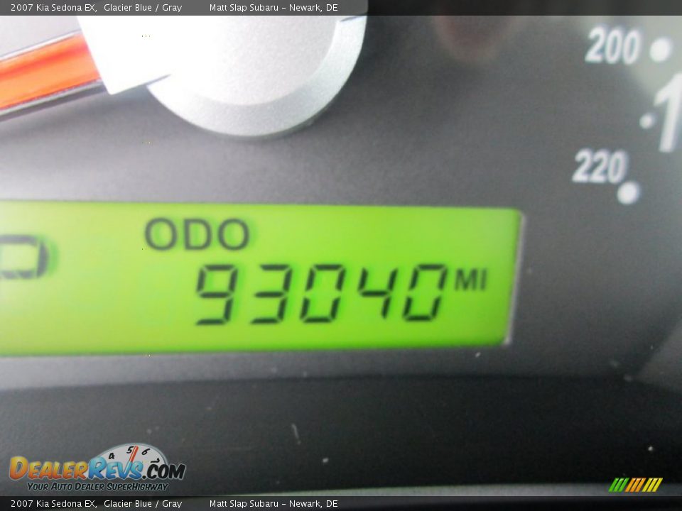 2007 Kia Sedona EX Glacier Blue / Gray Photo #29