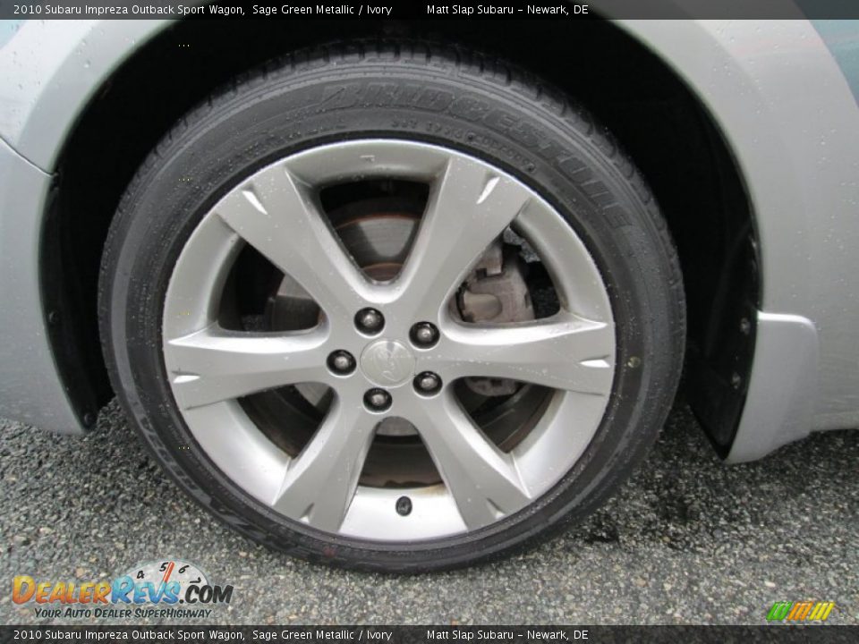 2010 Subaru Impreza Outback Sport Wagon Sage Green Metallic / Ivory Photo #21