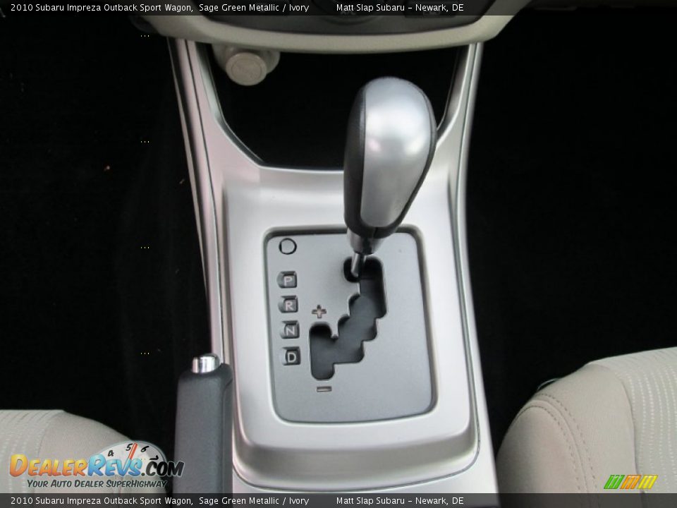 2010 Subaru Impreza Outback Sport Wagon Sage Green Metallic / Ivory Photo #25