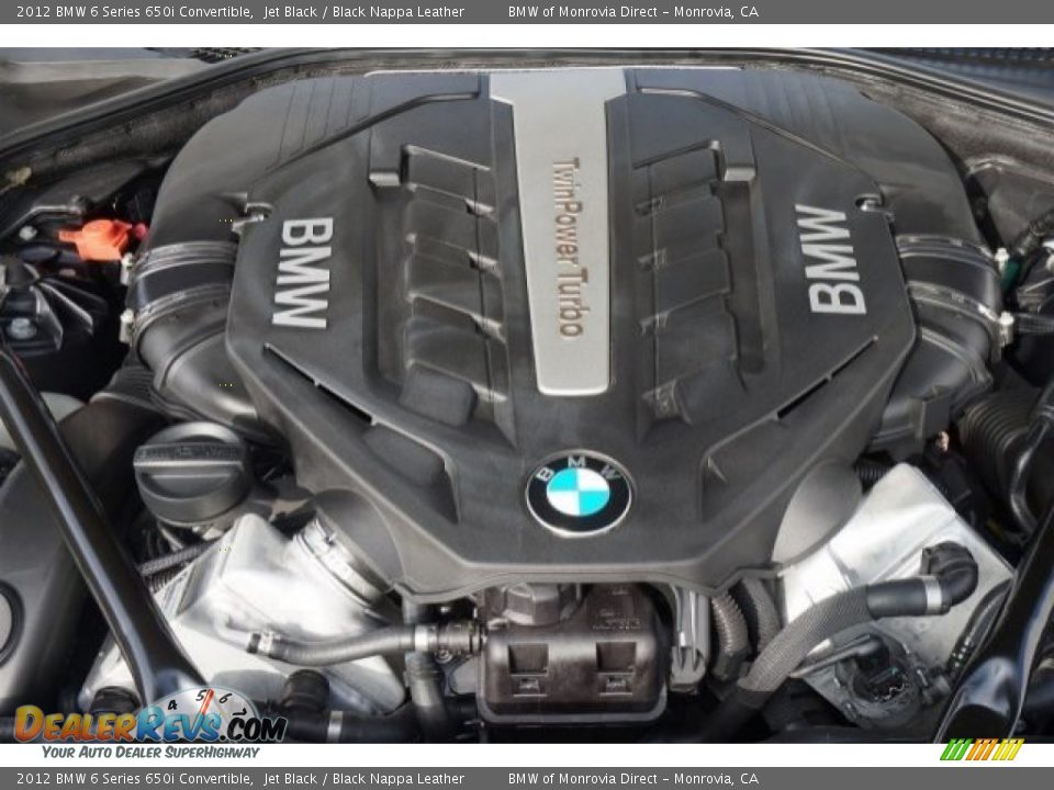 2012 BMW 6 Series 650i Convertible 4.4 Liter DI TwinPower Turbo DOHC 32-Valve VVT V8 Engine Photo #20