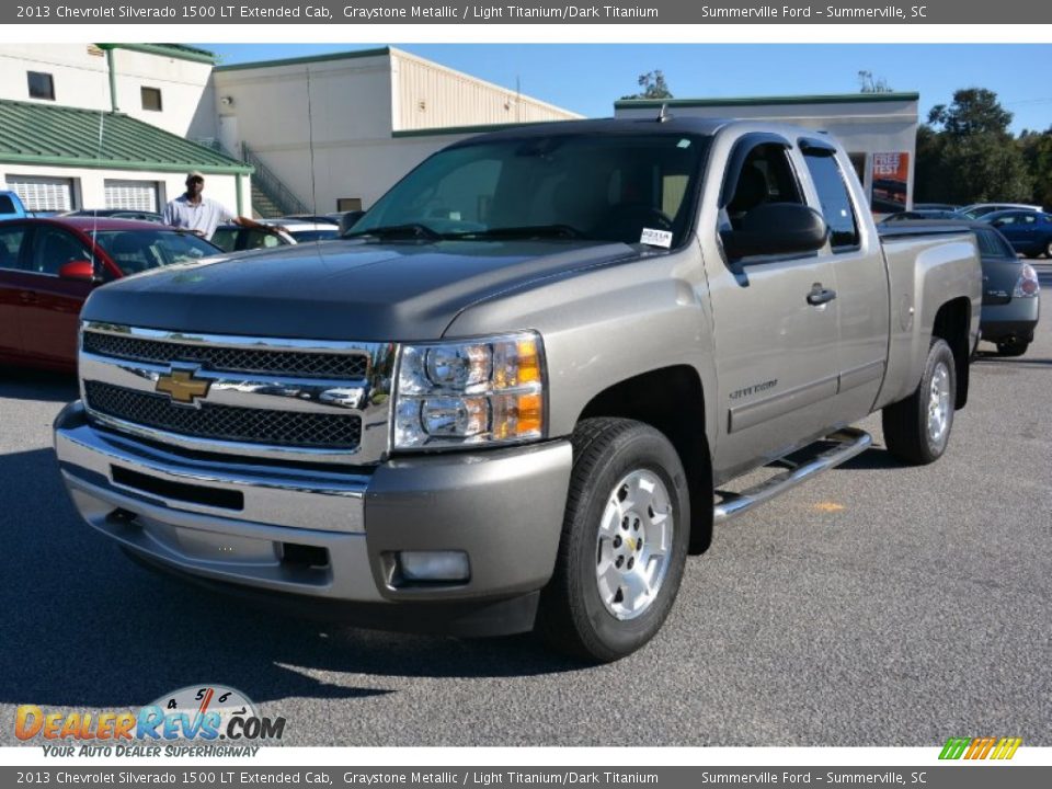 2013 Chevrolet Silverado 1500 LT Extended Cab Graystone Metallic / Light Titanium/Dark Titanium Photo #7