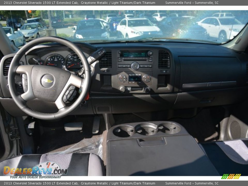 2013 Chevrolet Silverado 1500 LT Extended Cab Graystone Metallic / Light Titanium/Dark Titanium Photo #9
