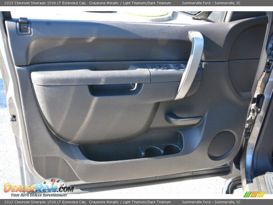 2013 Chevrolet Silverado 1500 LT Extended Cab Graystone Metallic / Light Titanium/Dark Titanium Photo #13