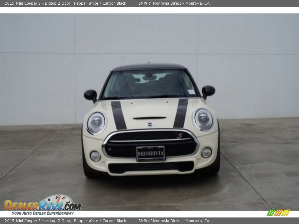 2015 Mini Cooper S Hardtop 2 Door Pepper White / Carbon Black Photo #3