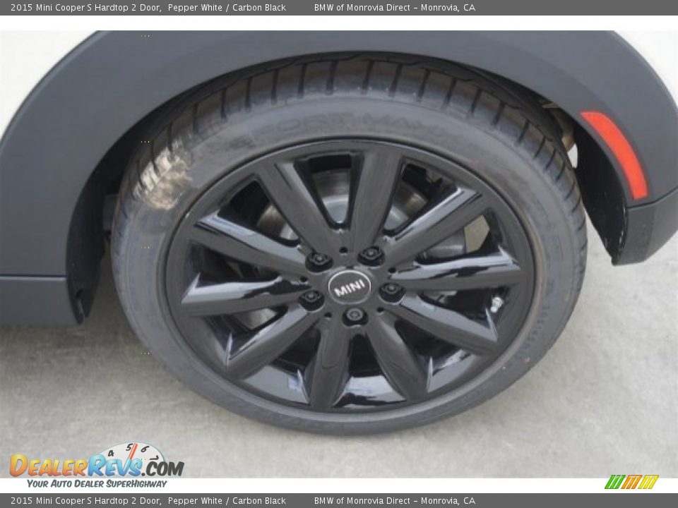 2015 Mini Cooper S Hardtop 2 Door Pepper White / Carbon Black Photo #4