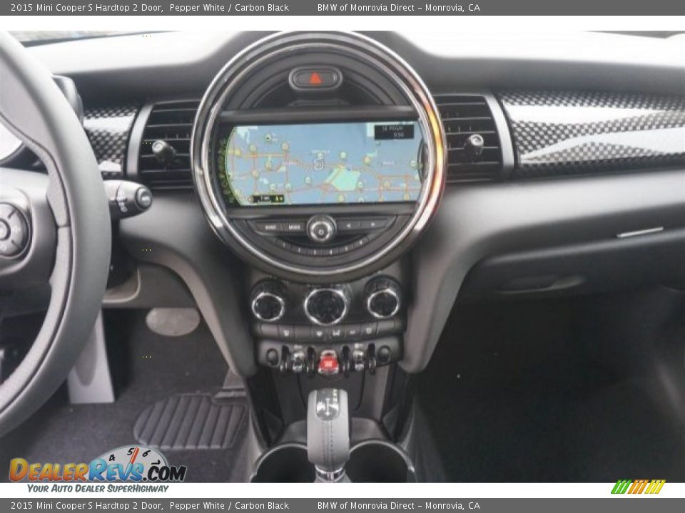 2015 Mini Cooper S Hardtop 2 Door Pepper White / Carbon Black Photo #8
