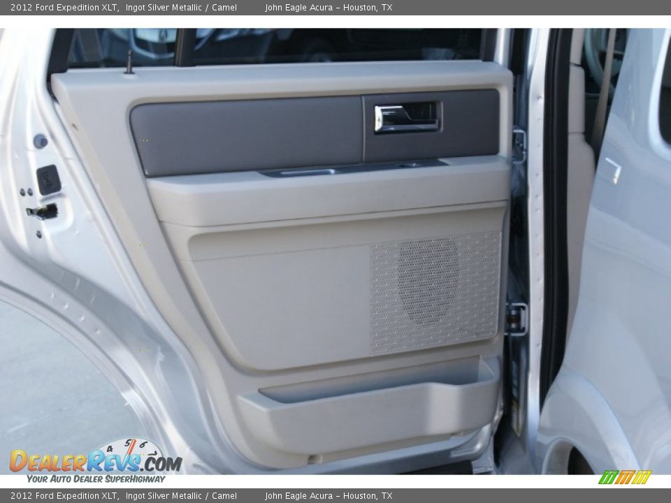 2012 Ford Expedition XLT Ingot Silver Metallic / Camel Photo #15