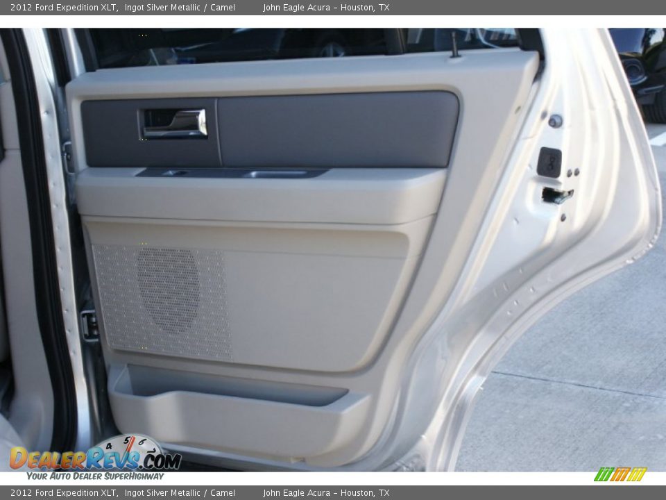 2012 Ford Expedition XLT Ingot Silver Metallic / Camel Photo #22