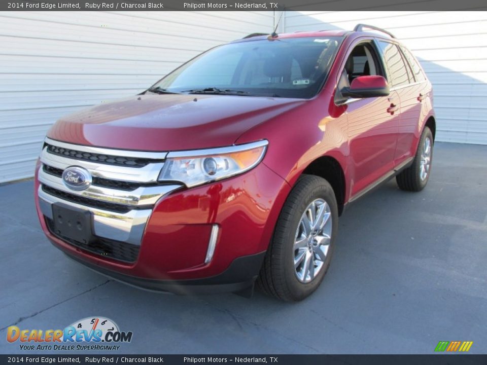Front 3/4 View of 2014 Ford Edge Limited Photo #7