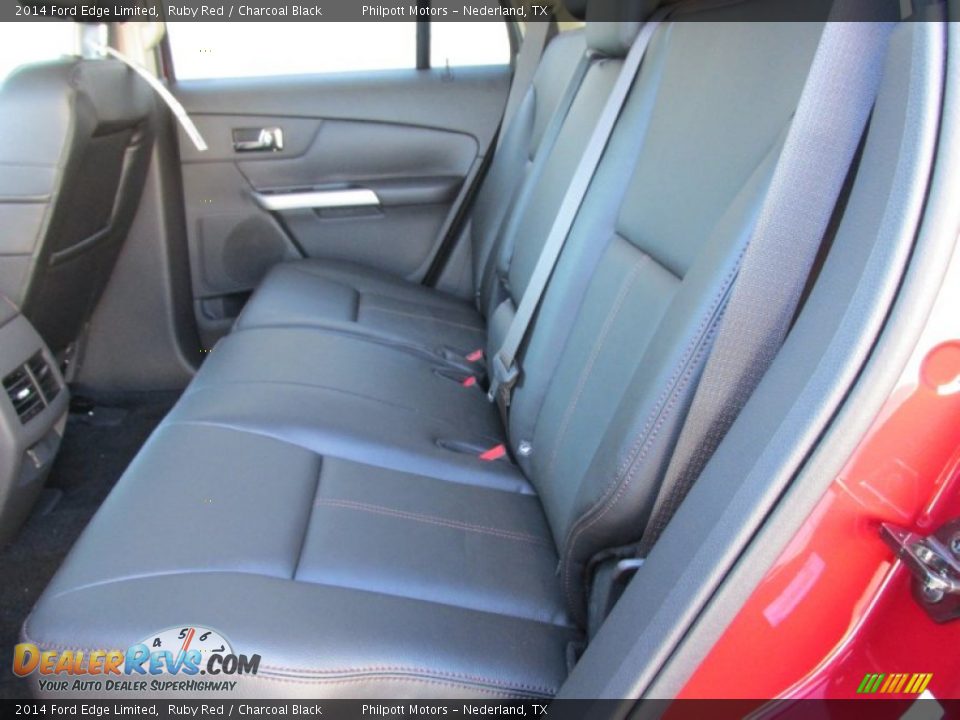 2014 Ford Edge Limited Ruby Red / Charcoal Black Photo #23