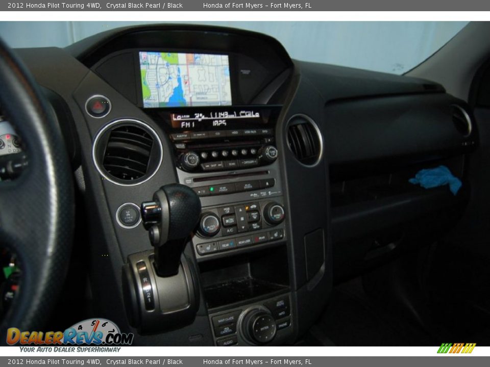 2012 Honda Pilot Touring 4WD Crystal Black Pearl / Black Photo #16