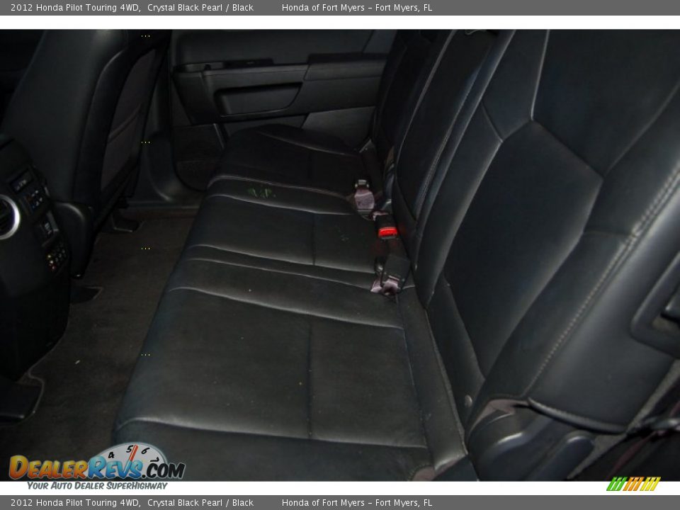 2012 Honda Pilot Touring 4WD Crystal Black Pearl / Black Photo #27
