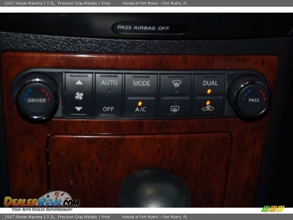 2007 Nissan Maxima 3.5 SL Precision Gray Metallic / Frost Photo #21