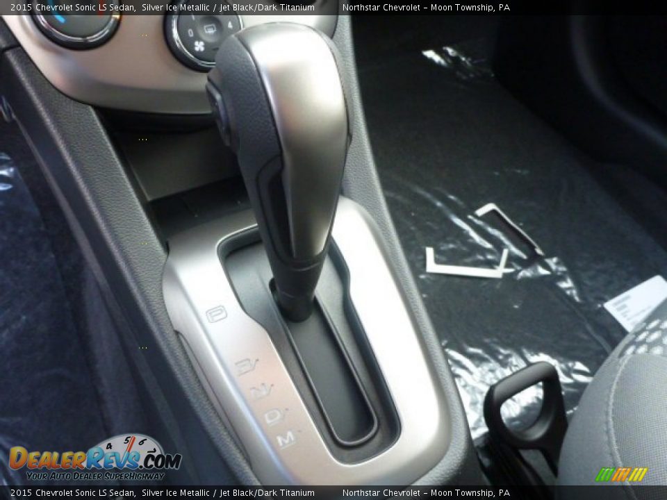 2015 Chevrolet Sonic LS Sedan Silver Ice Metallic / Jet Black/Dark Titanium Photo #16