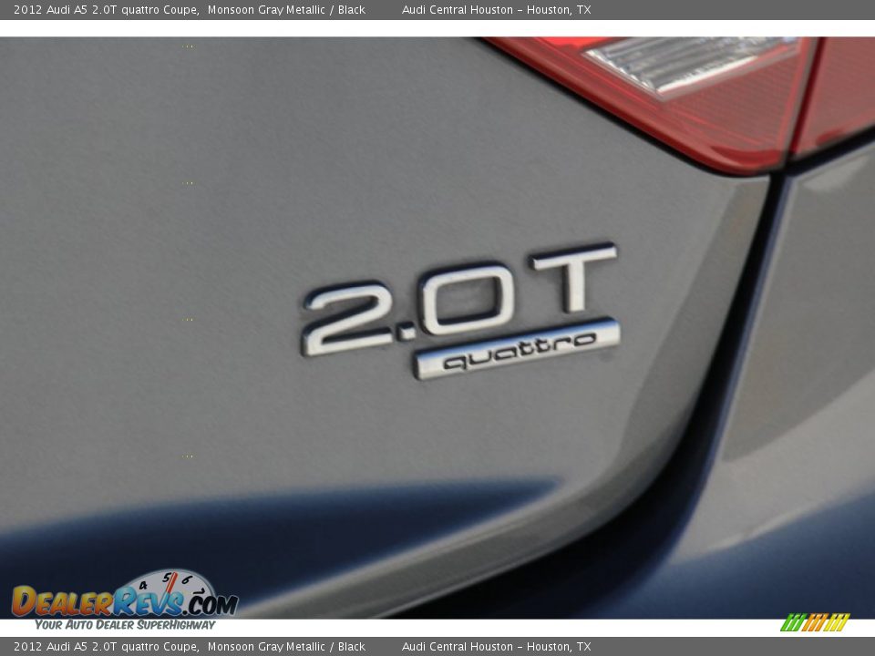 2012 Audi A5 2.0T quattro Coupe Monsoon Gray Metallic / Black Photo #7