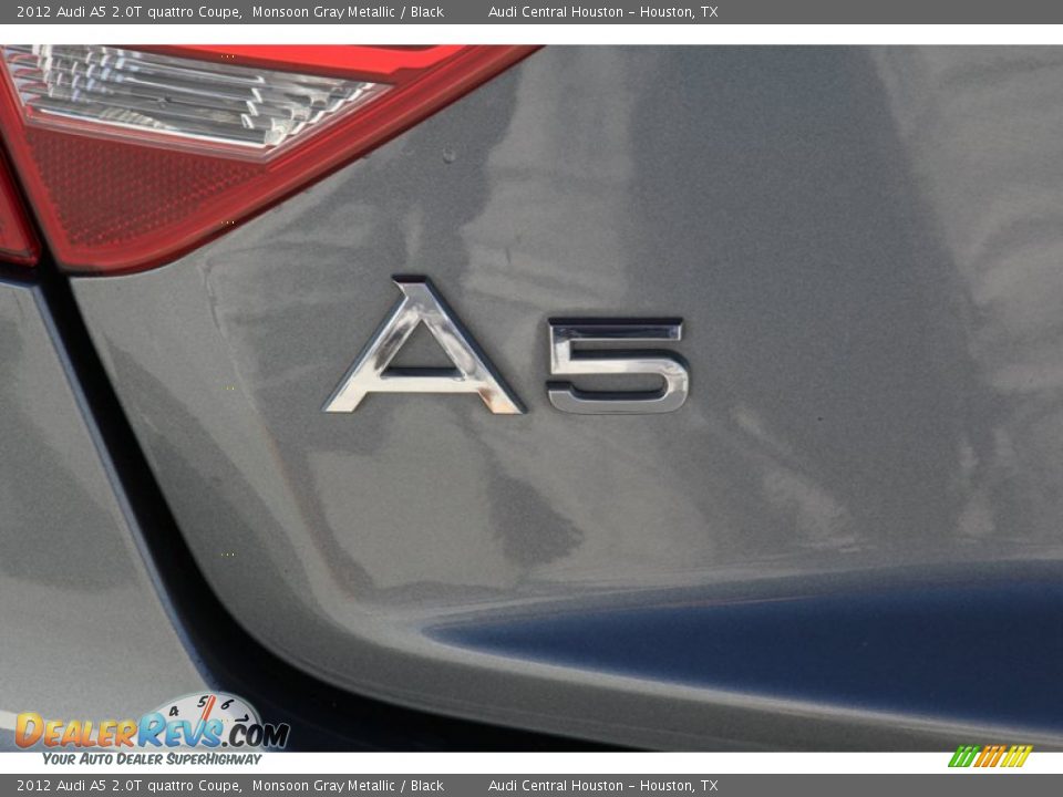 2012 Audi A5 2.0T quattro Coupe Monsoon Gray Metallic / Black Photo #8