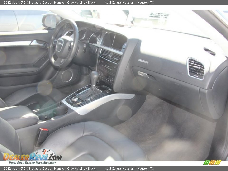 2012 Audi A5 2.0T quattro Coupe Monsoon Gray Metallic / Black Photo #13