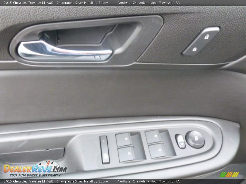 2015 Chevrolet Traverse LT AWD Champagne Silver Metallic / Ebony Photo #14