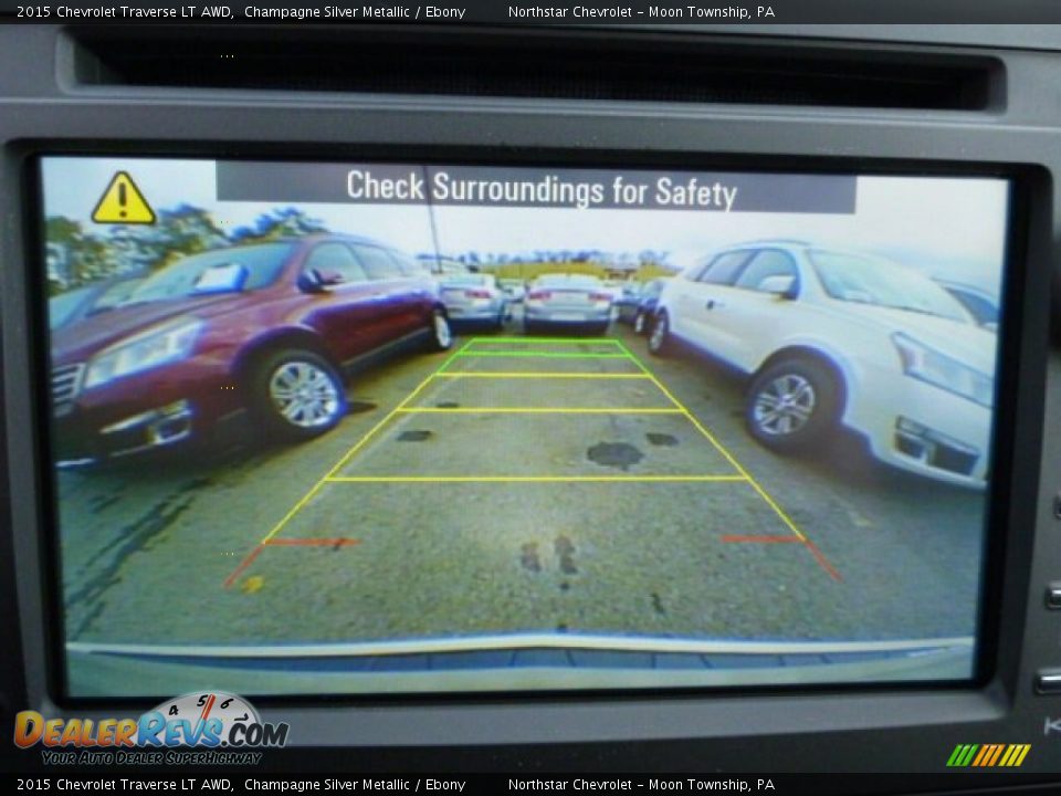 2015 Chevrolet Traverse LT AWD Champagne Silver Metallic / Ebony Photo #17