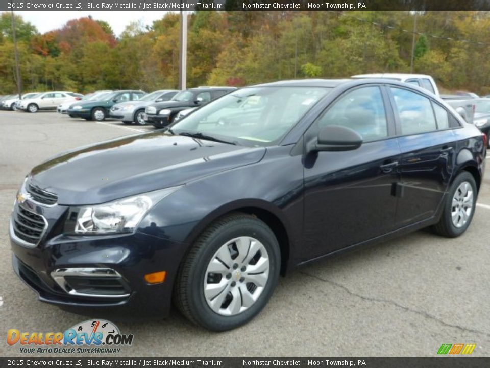 2015 Chevrolet Cruze LS Blue Ray Metallic / Jet Black/Medium Titanium Photo #1