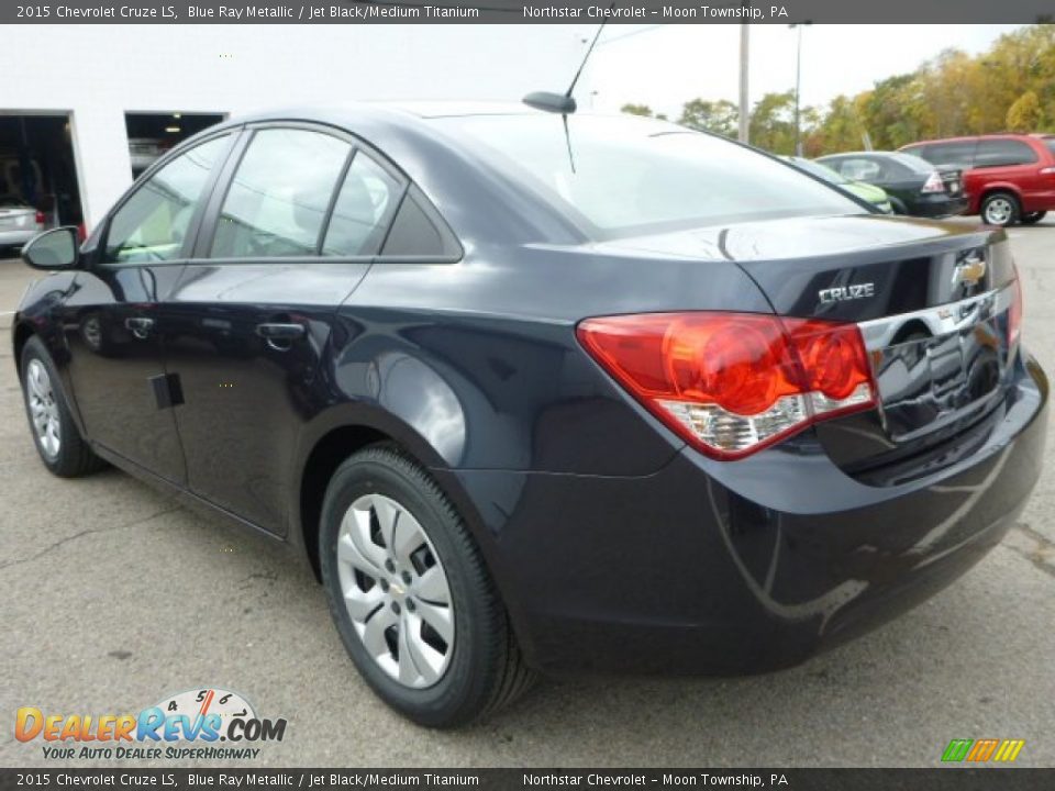2015 Chevrolet Cruze LS Blue Ray Metallic / Jet Black/Medium Titanium Photo #3