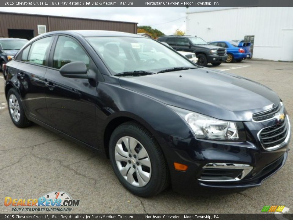 2015 Chevrolet Cruze LS Blue Ray Metallic / Jet Black/Medium Titanium Photo #7