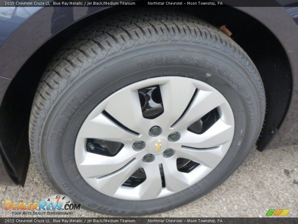 2015 Chevrolet Cruze LS Blue Ray Metallic / Jet Black/Medium Titanium Photo #9