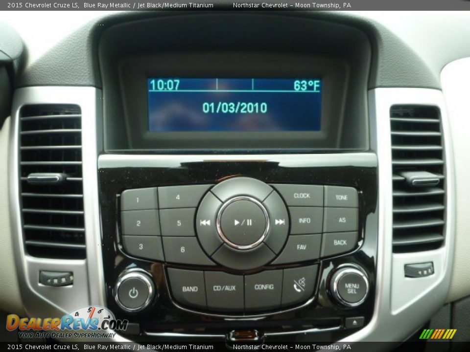 2015 Chevrolet Cruze LS Blue Ray Metallic / Jet Black/Medium Titanium Photo #18