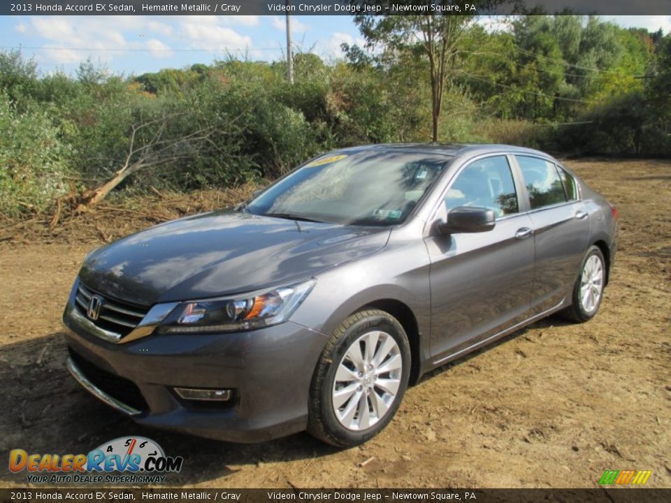2013 Honda Accord EX Sedan Hematite Metallic / Gray Photo #5