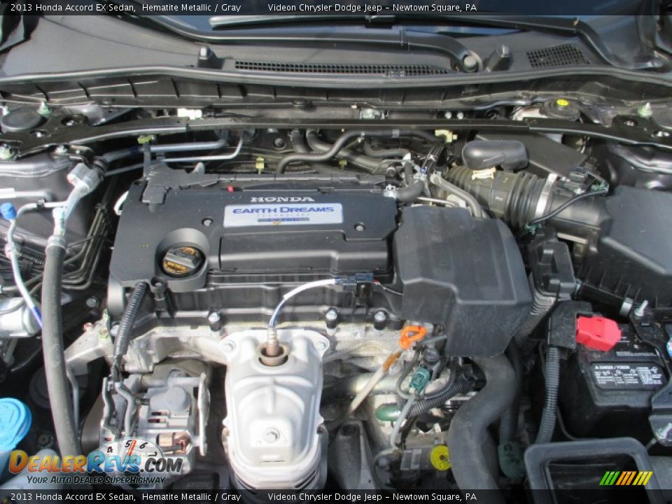 2013 Honda Accord EX Sedan Hematite Metallic / Gray Photo #8