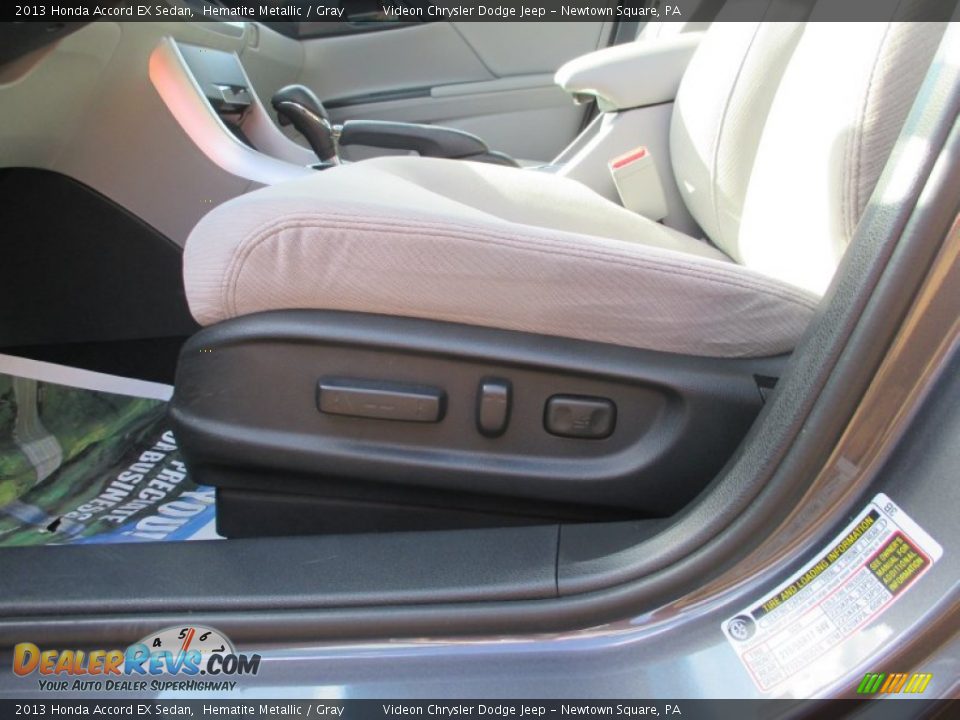 2013 Honda Accord EX Sedan Hematite Metallic / Gray Photo #15