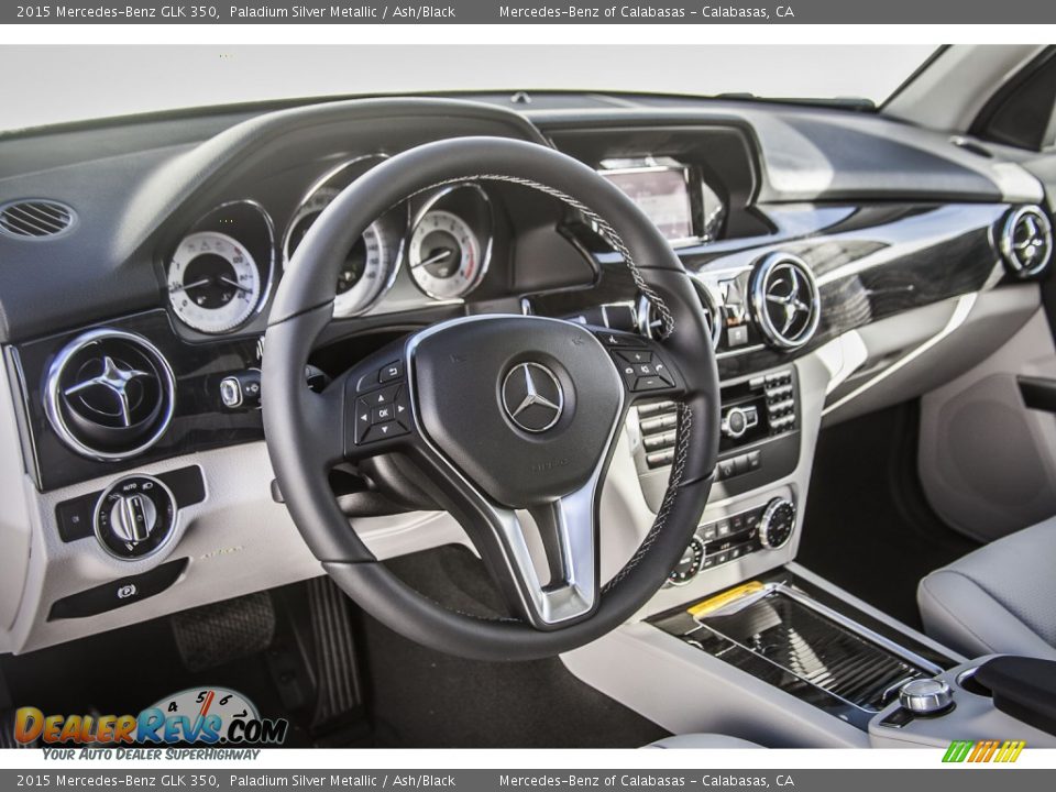 2015 Mercedes-Benz GLK 350 Paladium Silver Metallic / Ash/Black Photo #5