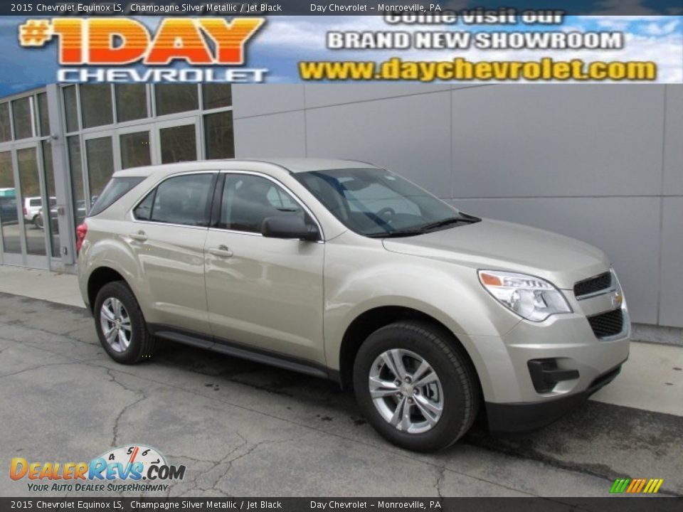 2015 Chevrolet Equinox LS Champagne Silver Metallic / Jet Black Photo #1