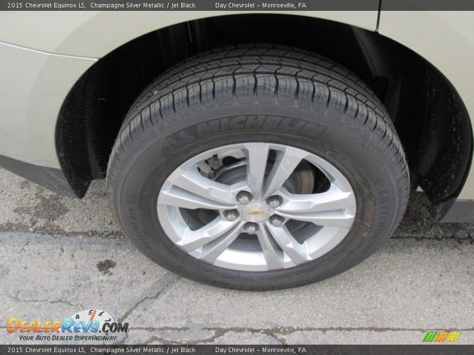 2015 Chevrolet Equinox LS Champagne Silver Metallic / Jet Black Photo #3