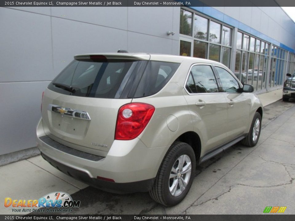 2015 Chevrolet Equinox LS Champagne Silver Metallic / Jet Black Photo #4