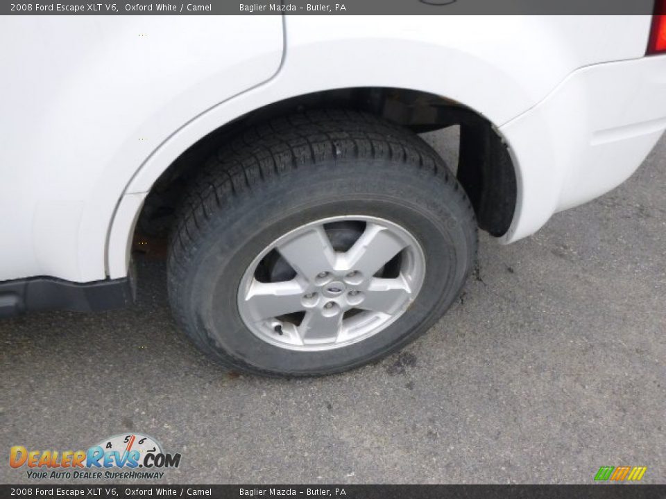 2008 Ford Escape XLT V6 Oxford White / Camel Photo #9