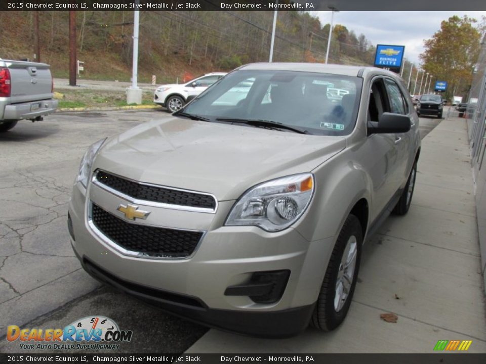 2015 Chevrolet Equinox LS Champagne Silver Metallic / Jet Black Photo #7