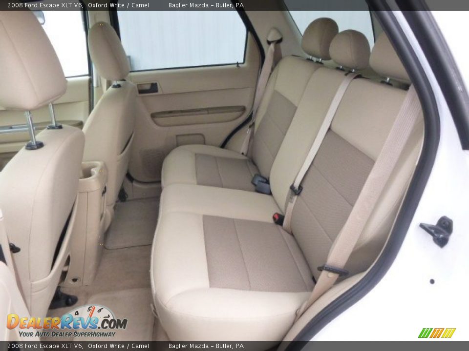 2008 Ford Escape XLT V6 Oxford White / Camel Photo #12
