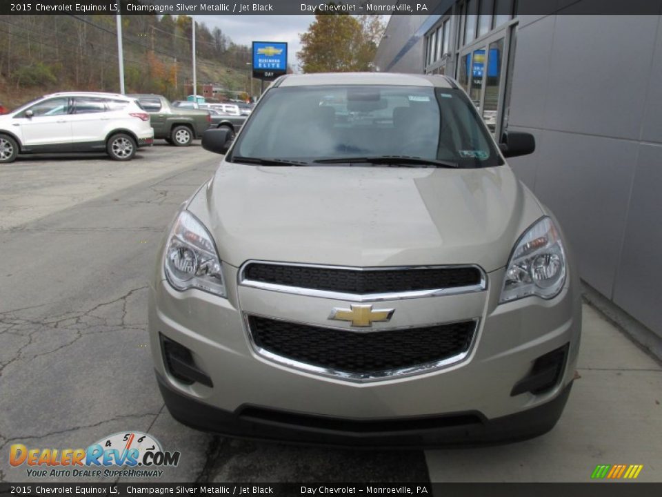 2015 Chevrolet Equinox LS Champagne Silver Metallic / Jet Black Photo #8