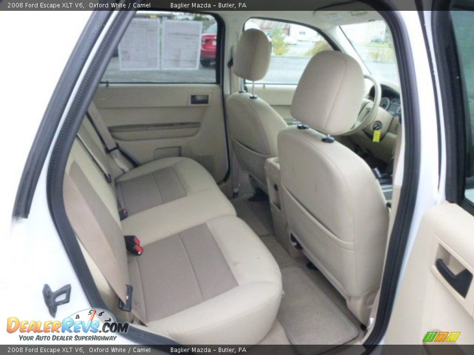 2008 Ford Escape XLT V6 Oxford White / Camel Photo #15