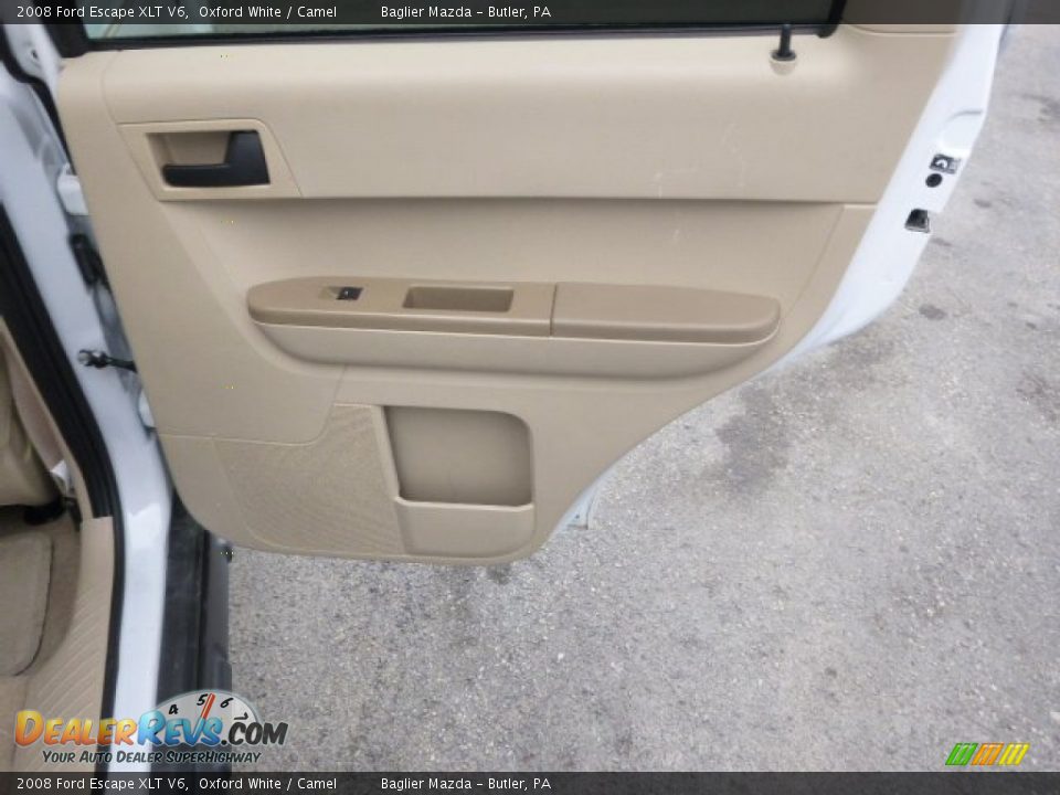 2008 Ford Escape XLT V6 Oxford White / Camel Photo #16