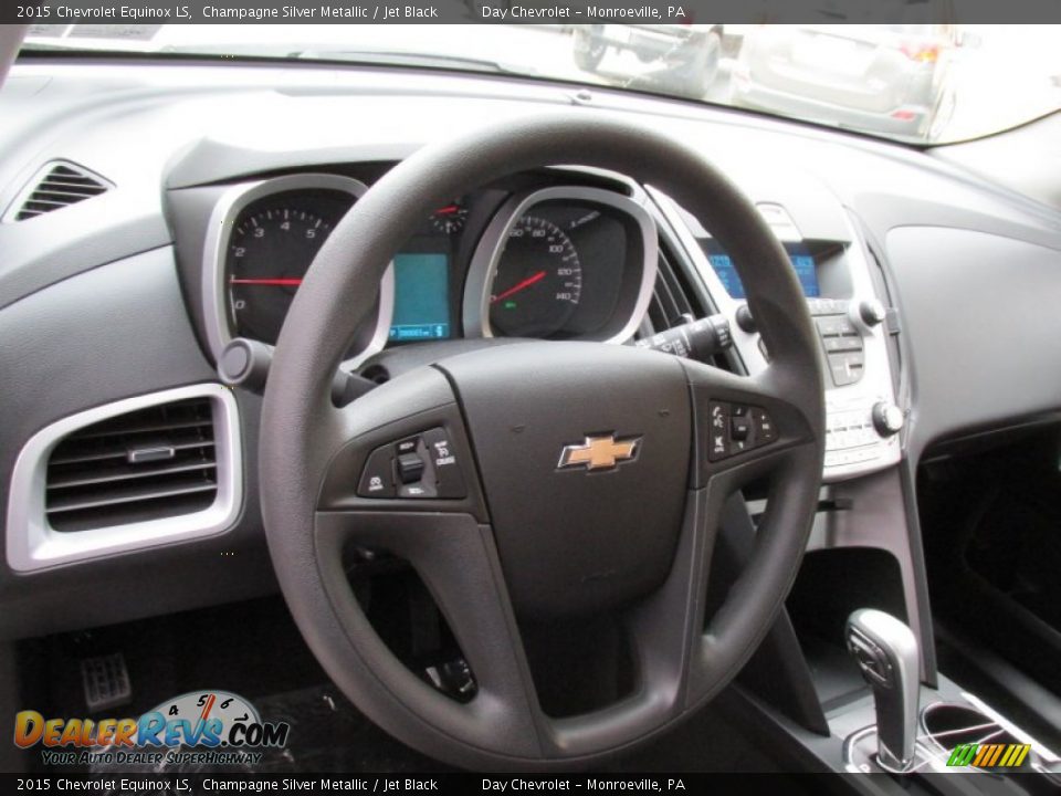 2015 Chevrolet Equinox LS Champagne Silver Metallic / Jet Black Photo #13