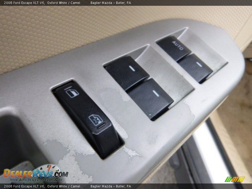 2008 Ford Escape XLT V6 Oxford White / Camel Photo #19