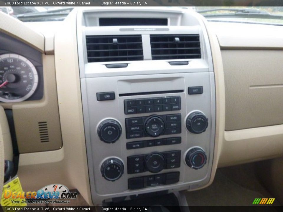 2008 Ford Escape XLT V6 Oxford White / Camel Photo #21