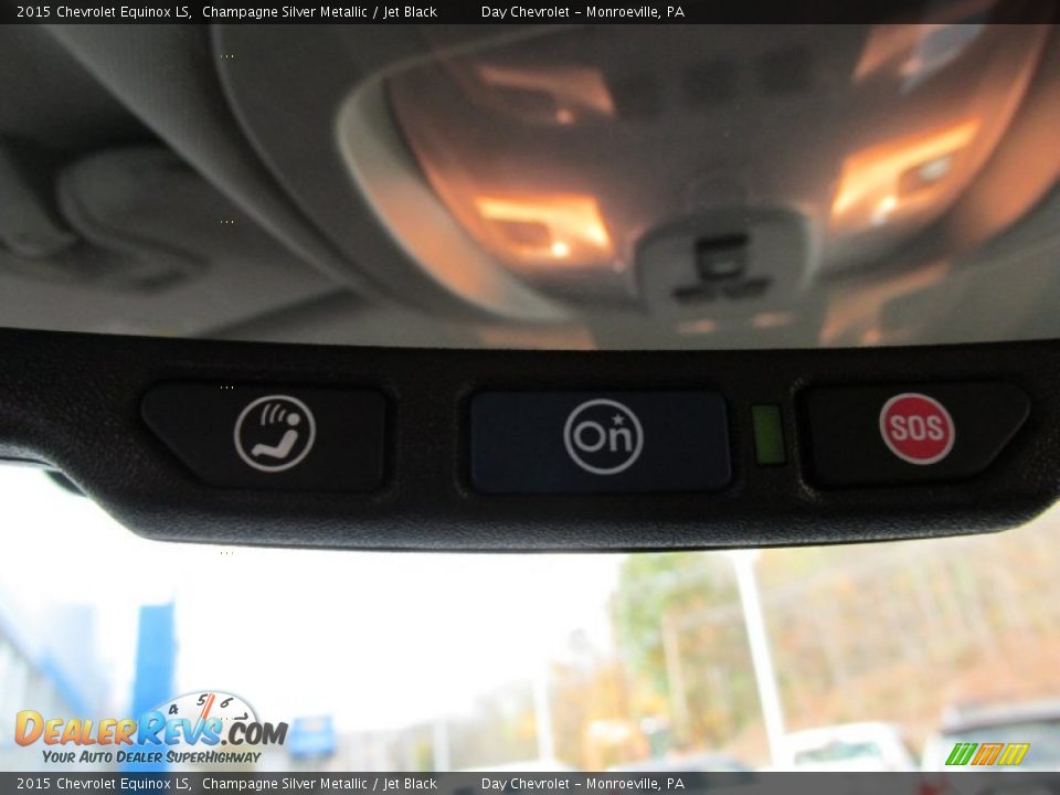2015 Chevrolet Equinox LS Champagne Silver Metallic / Jet Black Photo #16