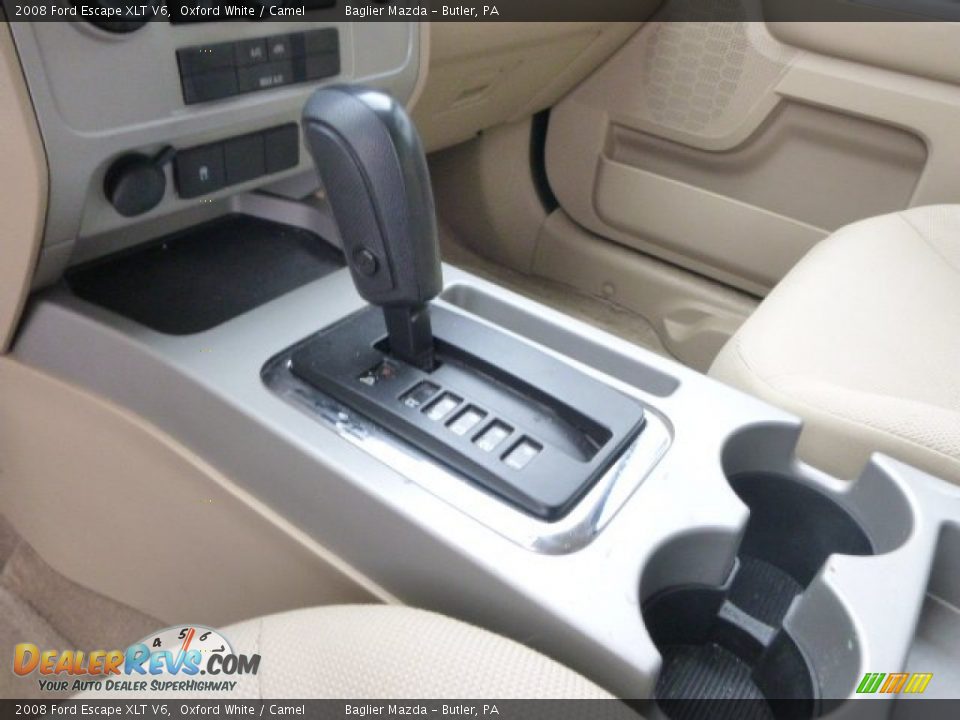 2008 Ford Escape XLT V6 Oxford White / Camel Photo #22