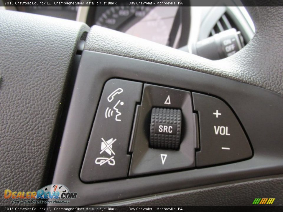 2015 Chevrolet Equinox LS Champagne Silver Metallic / Jet Black Photo #17