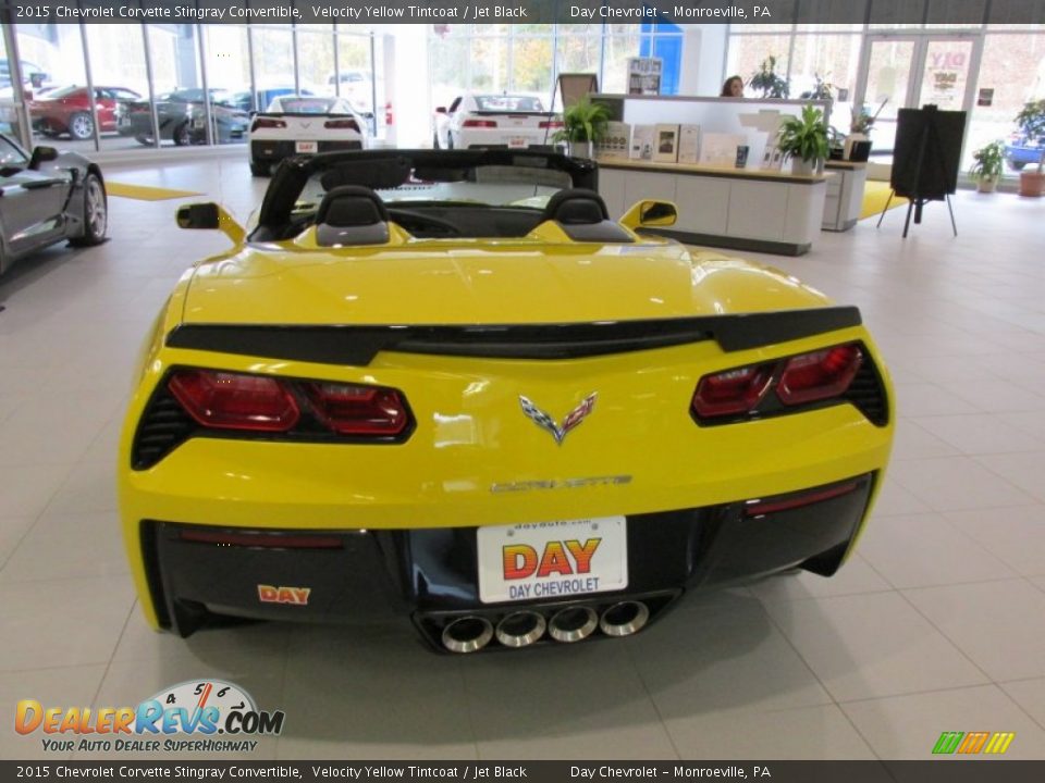 2015 Chevrolet Corvette Stingray Convertible Velocity Yellow Tintcoat / Jet Black Photo #5
